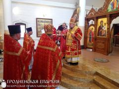 Архиепископ Артемий совершил литургию в домовом храме Архиерейского Подворья