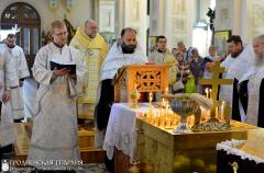 Архиепископ Артемий совершил заупокойную литургию и чин отпевания протоиерея Иоанна Макуцы