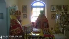 Архиепископ Артемий освятил купол и крест строящегося храма поселка Пограничный