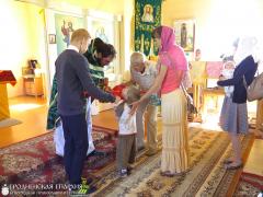 Первый престольный праздник прихода святой преподобной Евфросинии Полоцкой в поселке Радунь