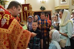 Выпускной в воскресной школе прихода святых равноапостольных Мефодия и Кирилла города Волковыска