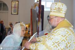 Архиепископ Артемий освятил престол и совершил литургию в храме Собора Белорусских Святых деревни Верейки