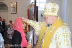 Архиепископ Артемий освятил престол и совершил литургию в храме Собора Белорусских Святых деревни Верейки