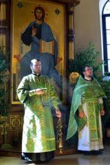 В день Святой Троицы в Покровском соборе состоялись праздничные богослужения