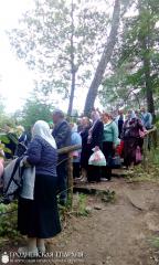 Крестный ход в деревне Деречин