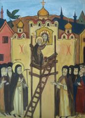 Очередная победа воспитанников иконописной студии при Покровском соборе на международном конкурсе в Москве