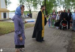 Священник совершил заупокойную литию на месте уничтоженной фашистами деревни Шауличи