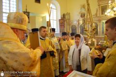 Архиепископ Артемий посетил приход Святой Троицы поселка Порозово