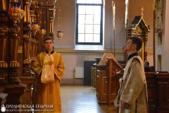 Архиепископ Артемий совершил литургию и хиротонию в кафедральном соборе Гродно