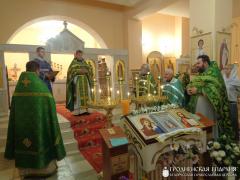 Соборное служение Скидельского благочиния в Обухово