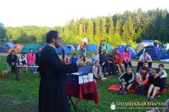 На территории Августовского канала проходит слет молодежи Гродненской епархии