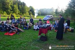На территории Августовского канала проходит слет молодежи Гродненской епархии