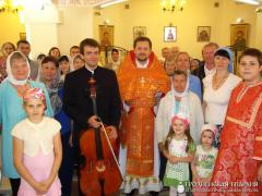 В храме святителя Луки состоялась встреча с виолончелистом Сергеем Ерилиным