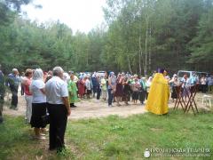 В деревне Щара состоялось освящение купели на источнике Святой Троицы