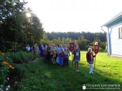 Престольный праздник в храме деревни Комотово