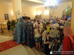 В храме агрогородка Обухово состоялись богослужения для самых маленьких прихожан