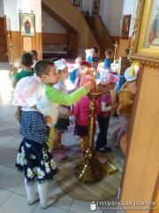 Воспитанники детского сада №7 г.Волковыска посетили с экскурсией Петро-Павловский собор