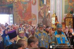 Архиепископ Артемий сослужил Патриаршему Экзарху за праздничной литургией в Свято-Рождество-Богородичном монастыре города Гродно