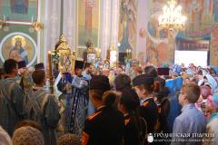 Архиепископ Артемий сослужил Патриаршему Экзарху за праздничной литургией в Свято-Рождество-Богородичном монастыре города Гродно