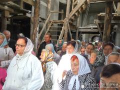 Престольный праздник в строящемся храме в честь Рождества Богородицы города Свислочь