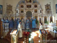 В поселке Россь прошла соборная служба Волковысского благочиния