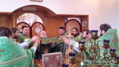 В храме деревни Демброво состоялось соборное богослужение Щучинского благочиния