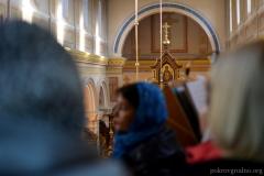 В канун праздника Покрова Пресвятой Богородицы архиепископ Артемий совершил всенощное бдение в кафедральном соборе Гродно