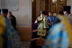 В канун праздника Покрова Пресвятой Богородицы архиепископ Артемий совершил всенощное бдение в кафедральном соборе Гродно