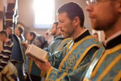 В канун праздника Покрова Пресвятой Богородицы архиепископ Артемий совершил всенощное бдение в кафедральном соборе Гродно