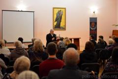 В Клубе православного общения профессор и автор храмовых проектов Ежи Устинович открыл выставку "Храмы: у пошуках будучыні традыцыі"