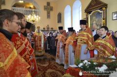 Архиепископ Артемий возглавил торжества по случаю 150-летия освящения храма великомученика Димитрия Солунского в Малой Берестовице