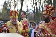 Архиепископ Артемий возглавил торжества по случаю 150-летия освящения храма великомученика Димитрия Солунского в Малой Берестовице