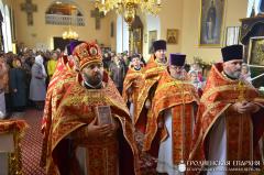 Архиепископ Артемий возглавил торжества по случаю 150-летия освящения храма великомученика Димитрия Солунского в Малой Берестовице