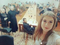 Беседа со студентами Волковысского педколледжа