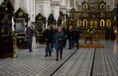 В Покровском соборе организовали экскурсию для посетителей Гродненского дома ночного пребывания