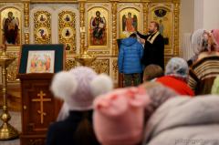 Первая исповедь воспитанников воскресной школы Покровского собора