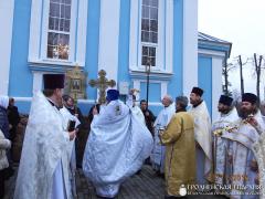 В храме Архангела Михаила города Щучина состоялось соборное богослужение