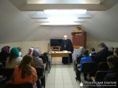 Открытый урок по подготовке детей к первой исповеди прошел в воскресной школе Владимирской церкви Гродно