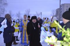 Архиепископ Артемий совершил литургию в малой церкви в честь Введения во храм Пресвятой Богородицы города Волковыска