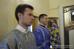 Архиепископ Артемий совершил литургию в малой церкви в честь Введения во храм Пресвятой Богородицы города Волковыска