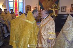 В день памяти благоверного князя Александра Невского архиепископ Артемий совершил литургию в Свято-Владимирской церкви города Гродно