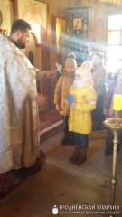 Первая исповедь детей прихода храма Рождества Христова