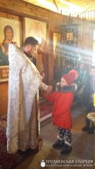 Первая исповедь детей прихода храма Рождества Христова