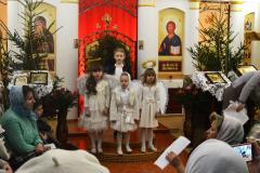 Рождественские мероприятия на приходе Мефодия и Кирилла, учителей Словенских города Волковыска