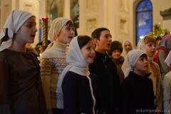 Архиепископ Артемий совершил праздничную вечерню в кафедральном соборе Гродно