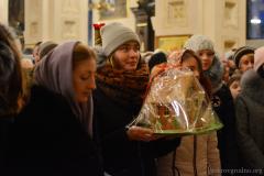 Архиепископ Артемий совершил праздничную вечерню в кафедральном соборе Гродно