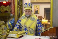 В день попразднства Рождества Христова архиепископ Артемий совершил литургию в кафедральном соборе Волковыска