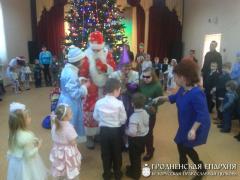 Рождественская елка для детей-инвалидов в городе Скидель