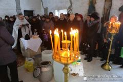 Состоялось первое богослужение в строящейся часовне агрогородка Каролин