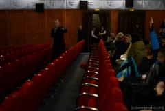 Клирик Покровского собора провел беседу со школьниками в кинотеатре "Космос"